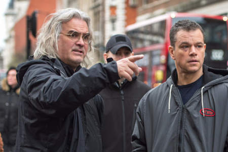 Paul Greengrass and Matt Damon.